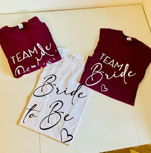 T-shirt Bride & Team Bride