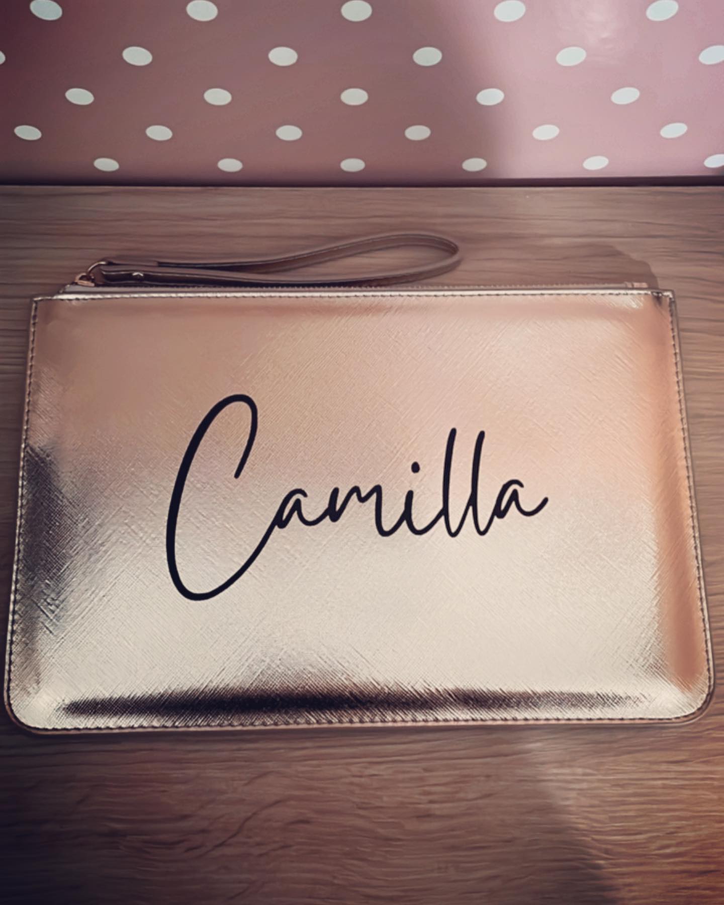 Pochette in Saffiano