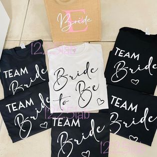 T-shirt Bride & Team Bride