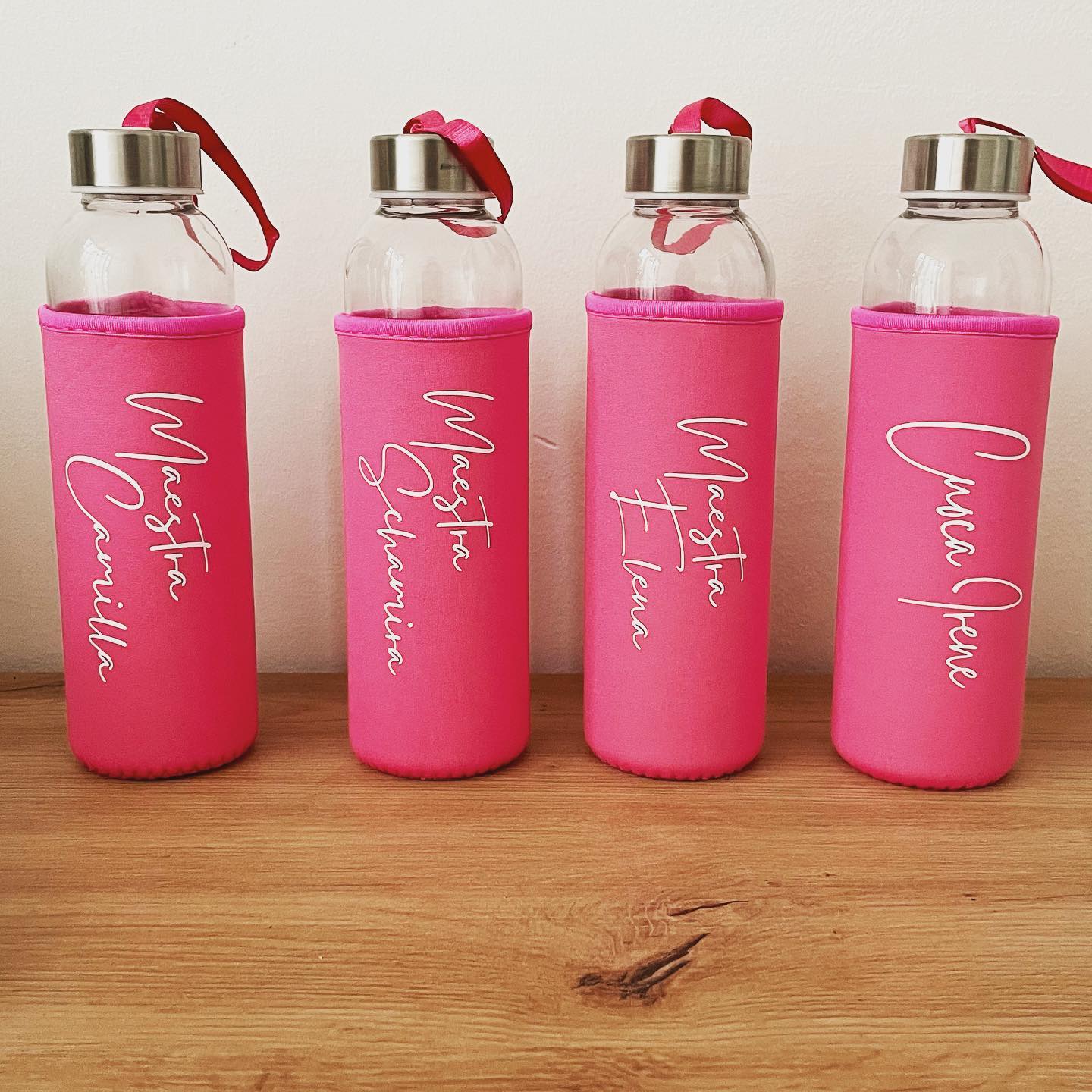 Borraccia in vetro rivestita