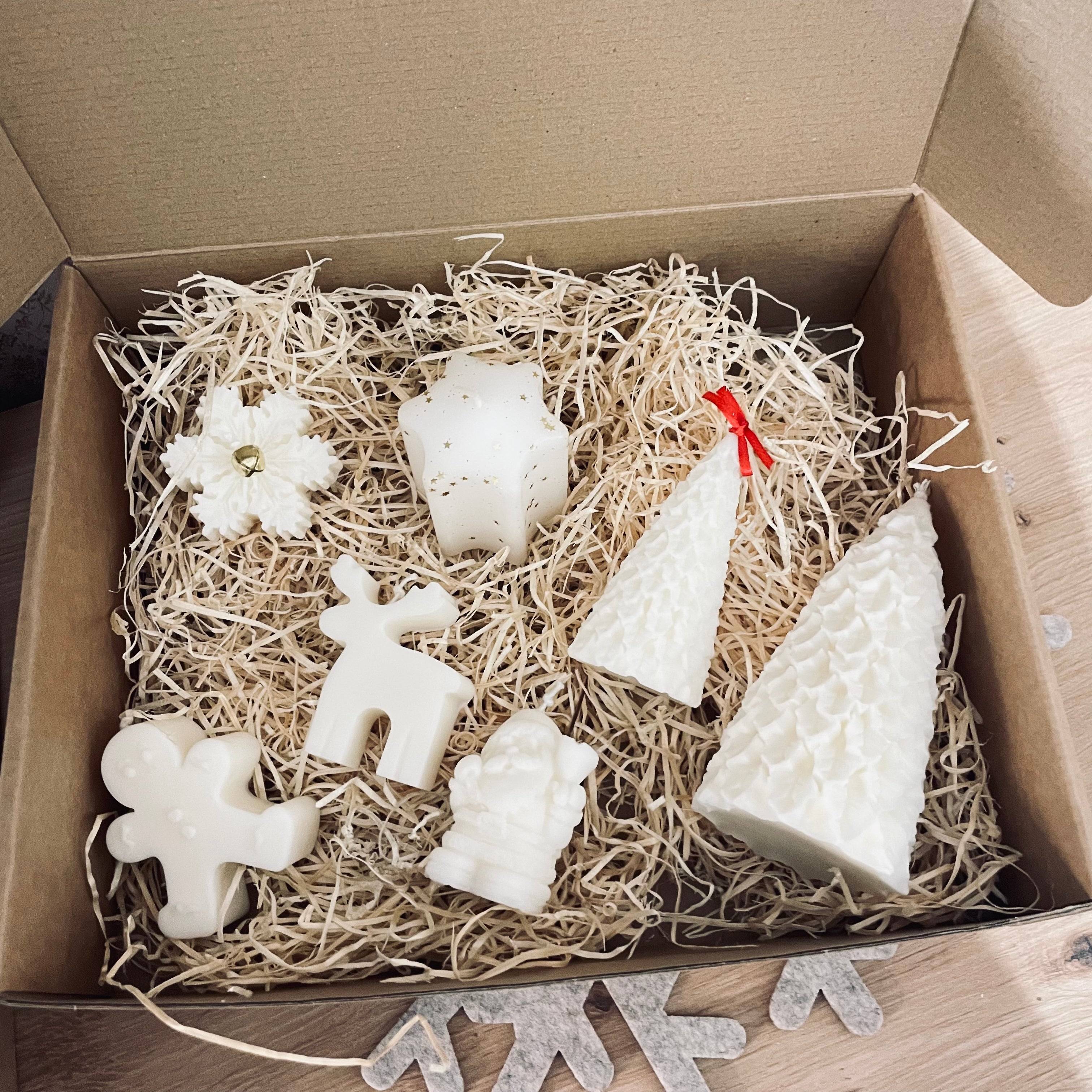 Box candele natalizie