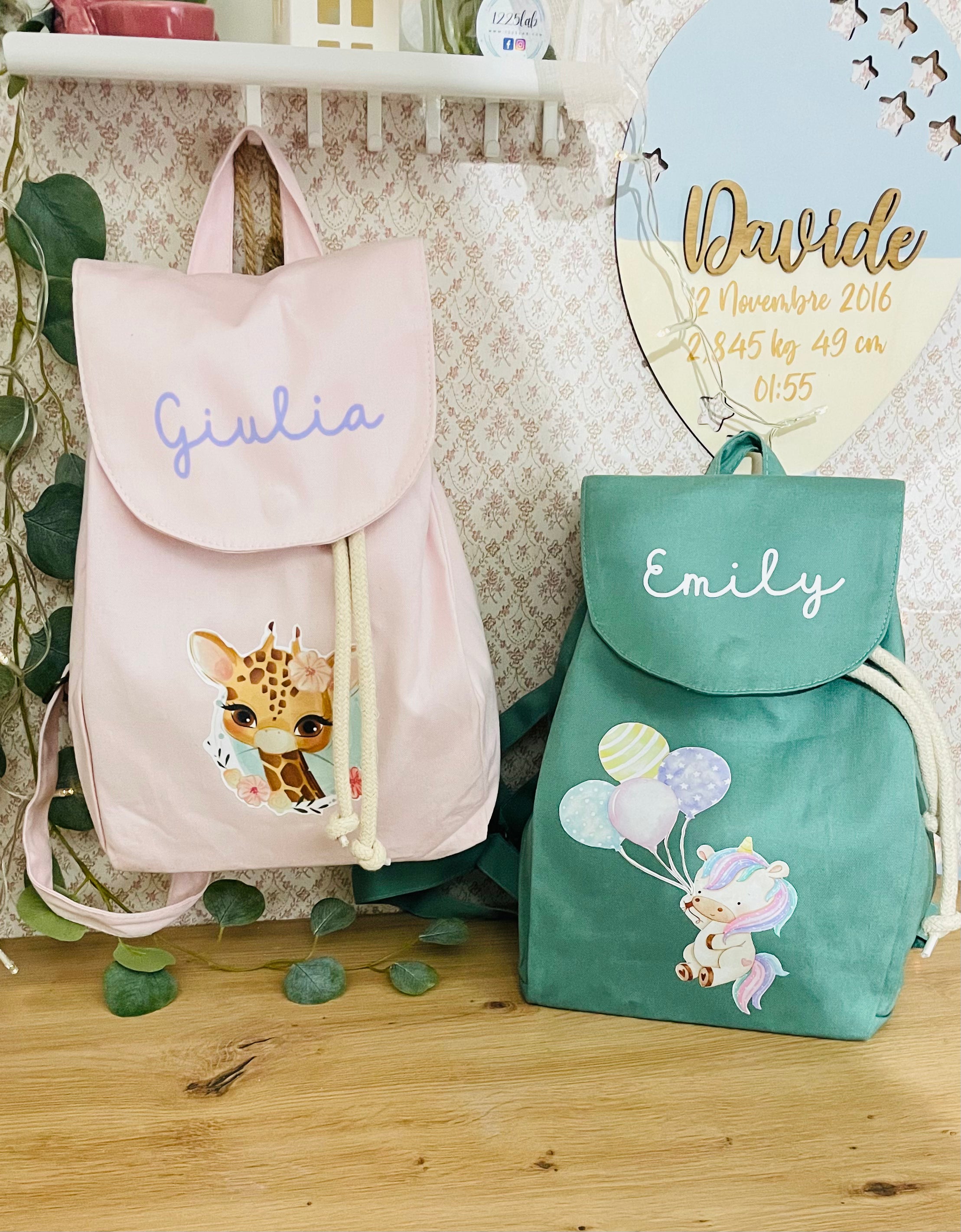 Zainetto Bimbi in cotone