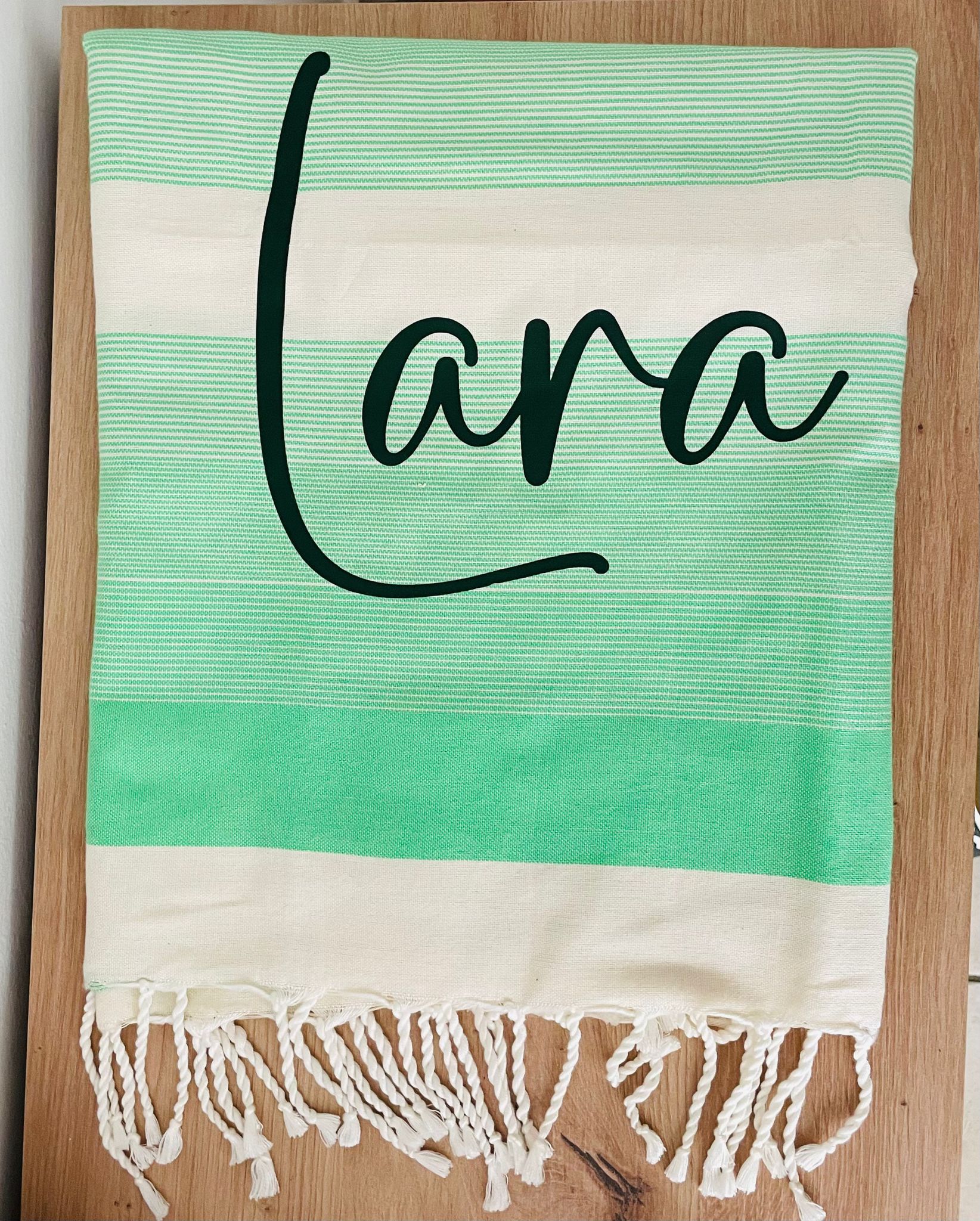 Telo mare fouta nido d'ape personalizzato