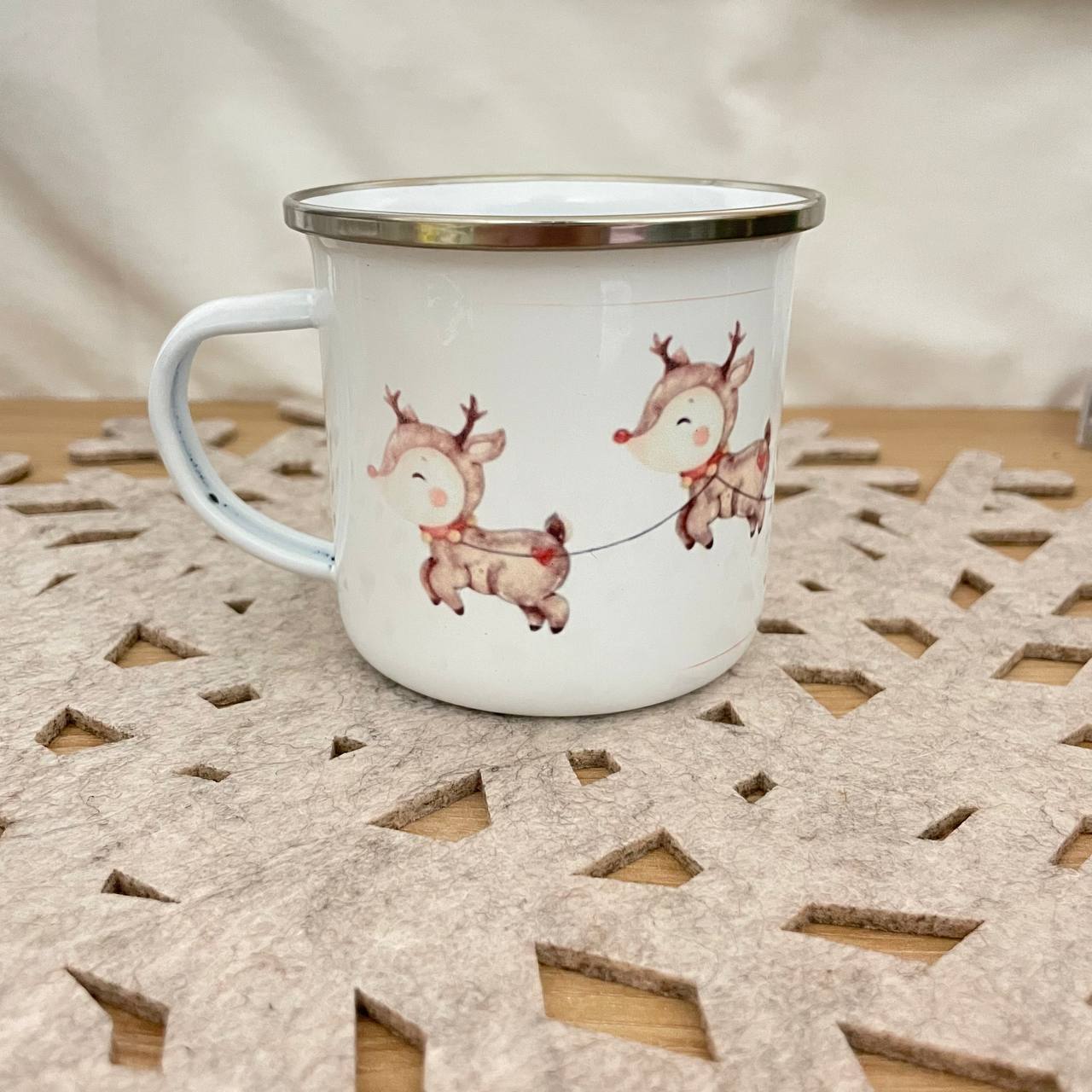 Tazza natalizia personalizzata babbo Natale